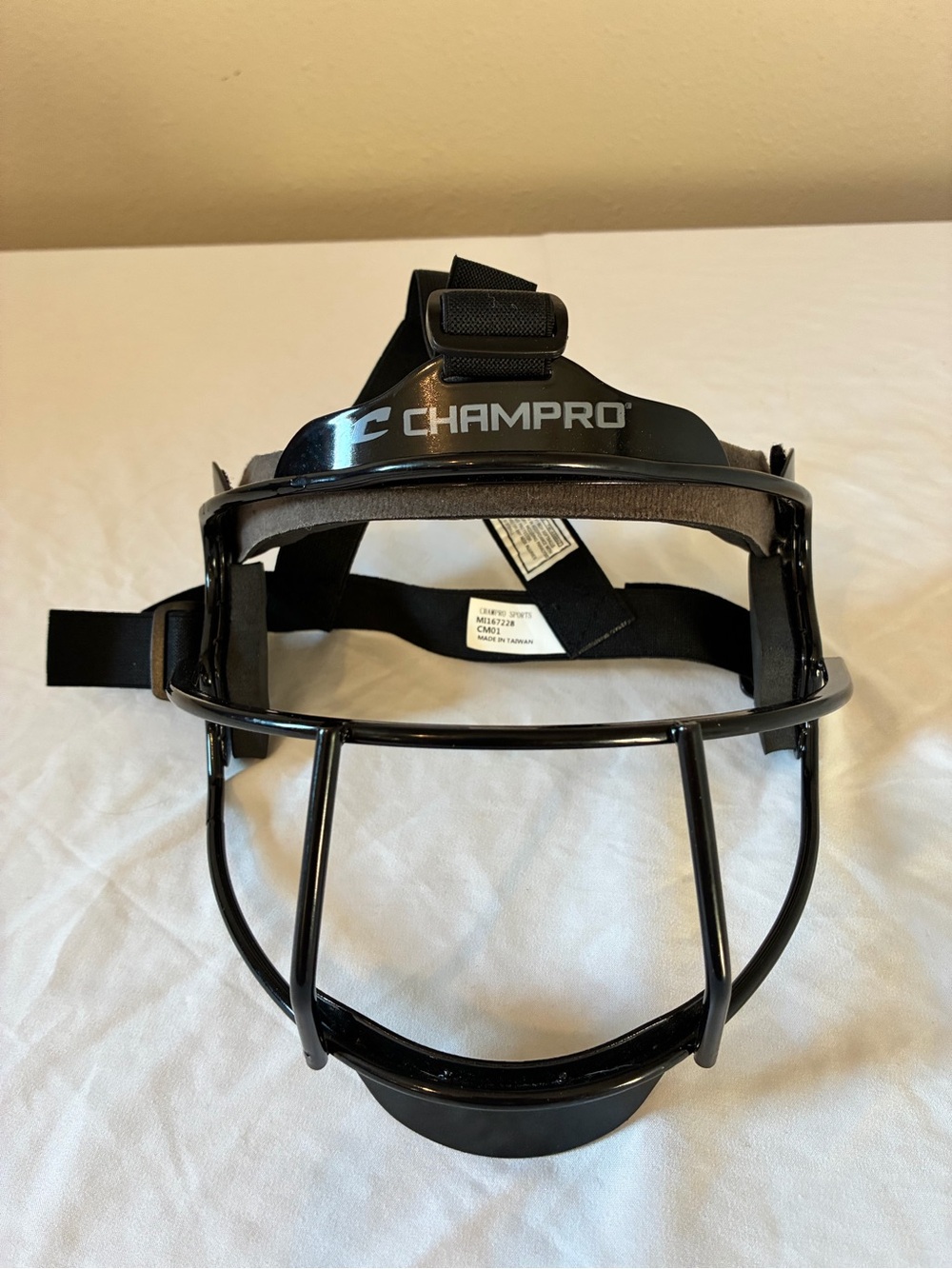 Champro Kids Black Catcher's Face Mask - Protective Softball/ Baseball Gear
